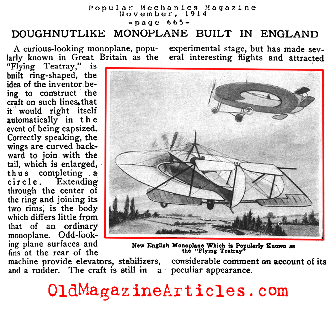 The Round-Winged Monoplane (Popular Mechanics, 1914)