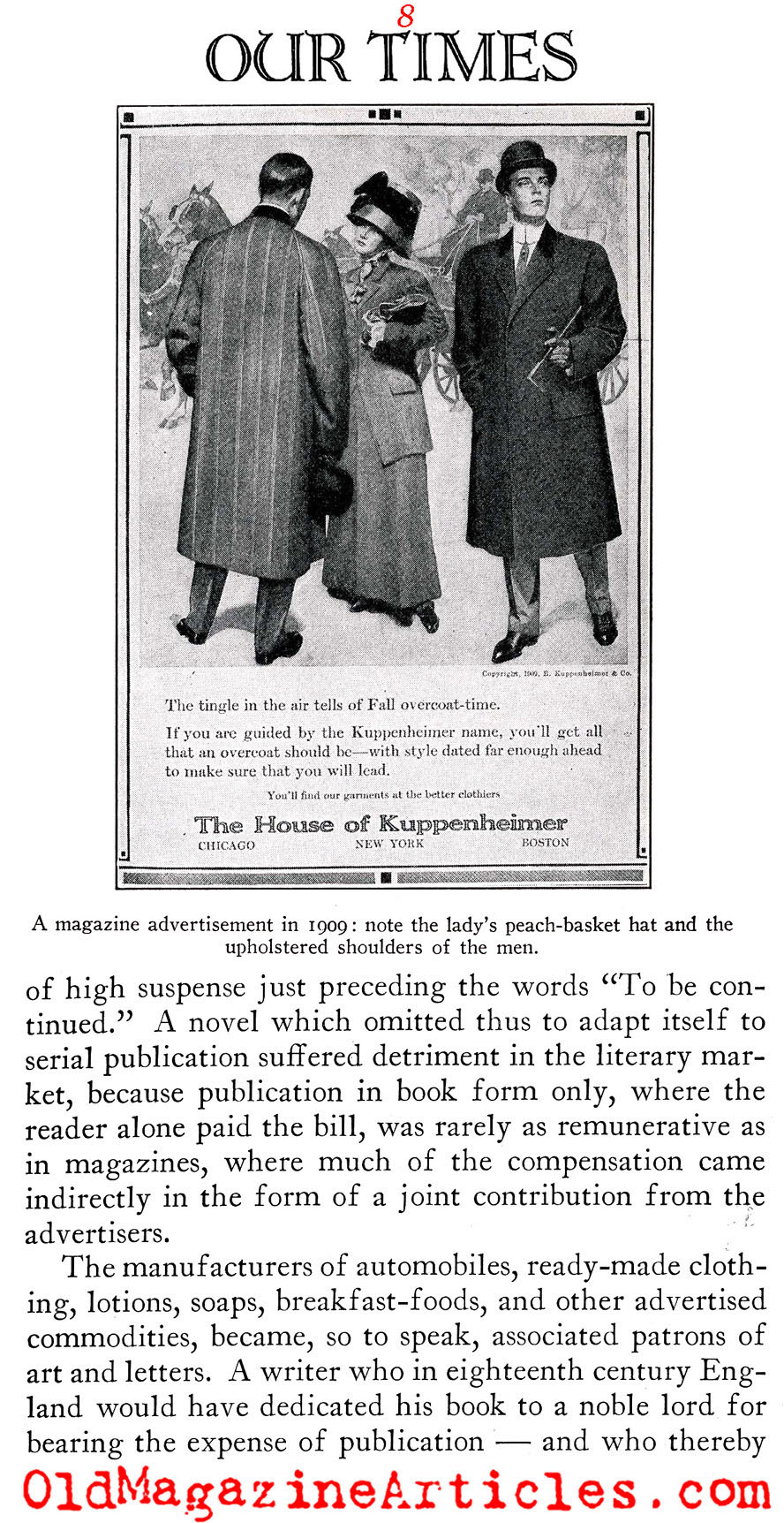 ''Art Finds A Patron'' (Our Times, 1936)