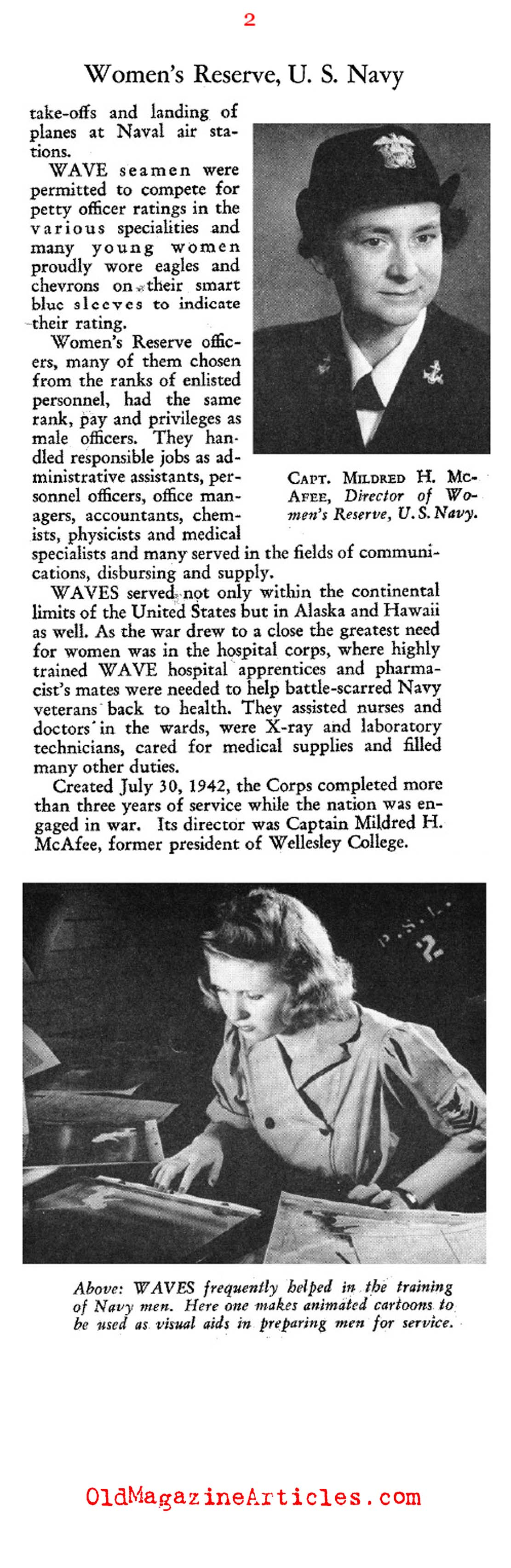 The Women of the U.S. Navy (Think Magazine, 1946)