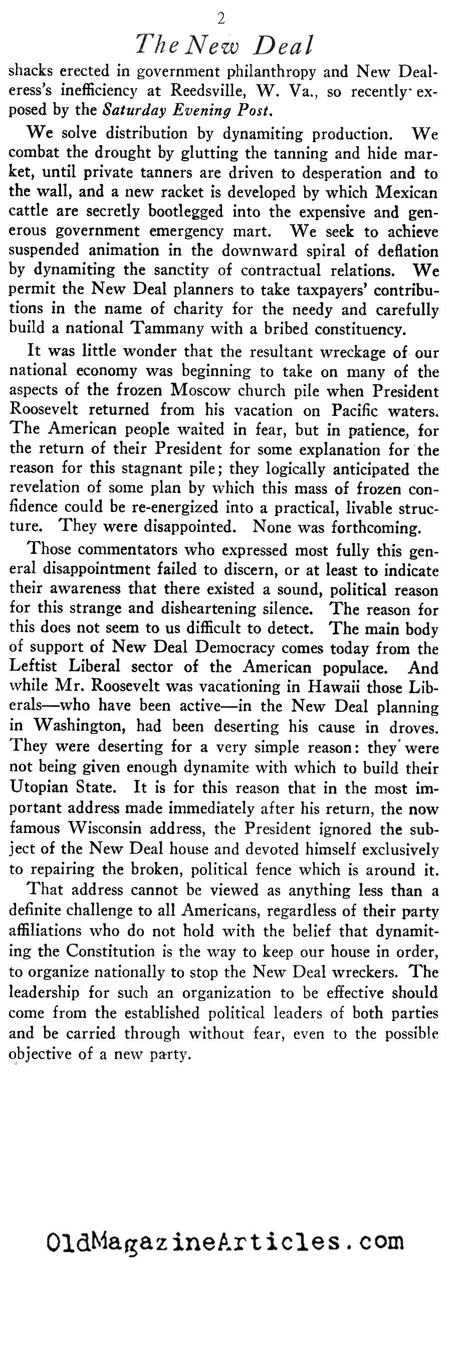 ''The House the New Deal Built'' (New Outlook, 1934)