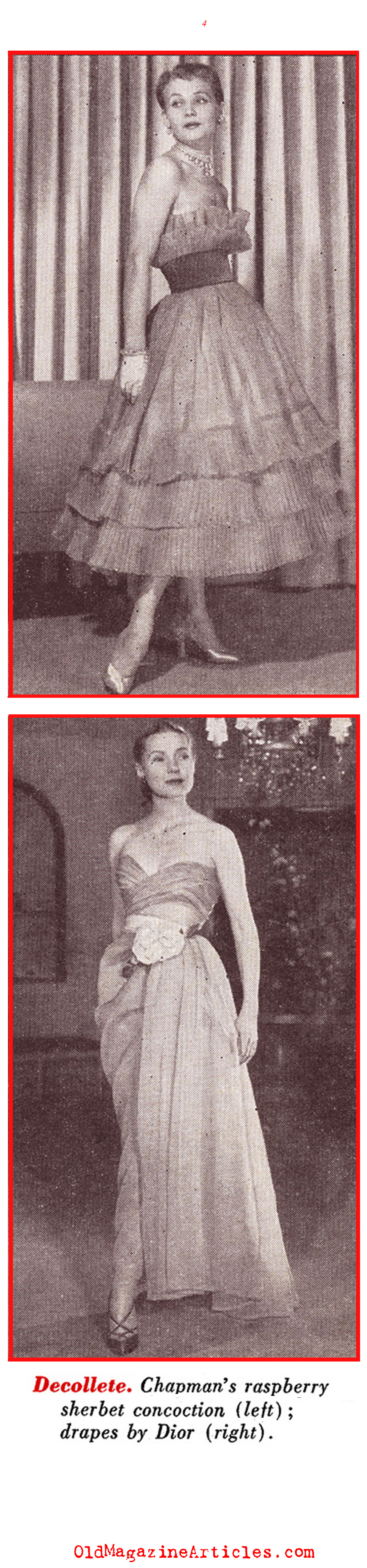 The Mid-Century Look in Fashion (Pathfinder Magazine, 1950)