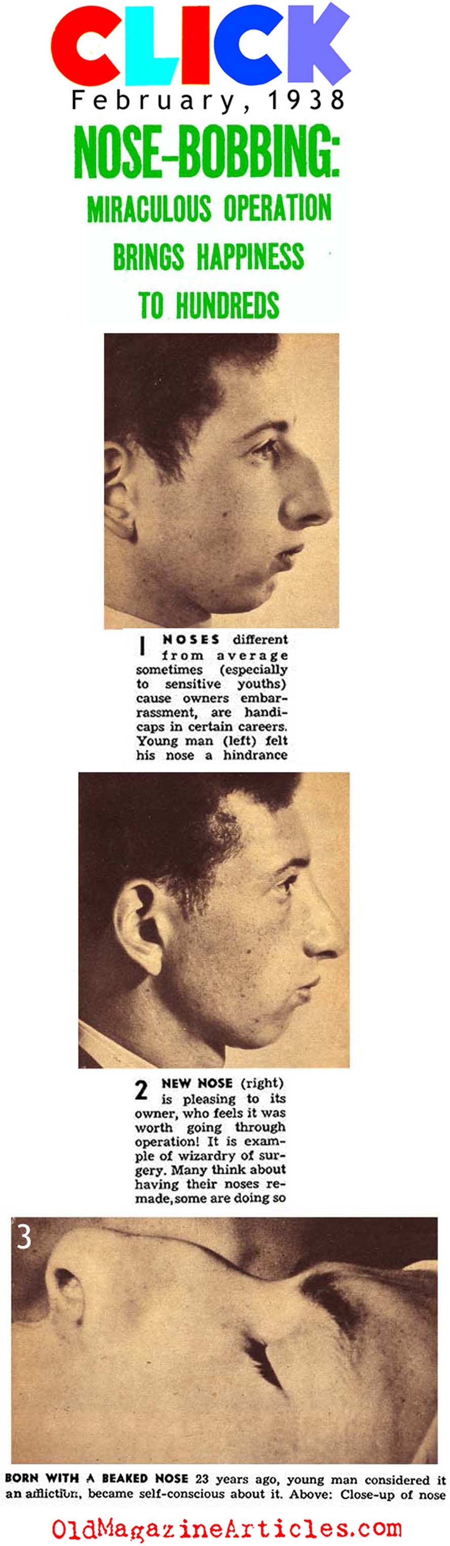 Nose-Bobbing (Click Magazine, 1938)