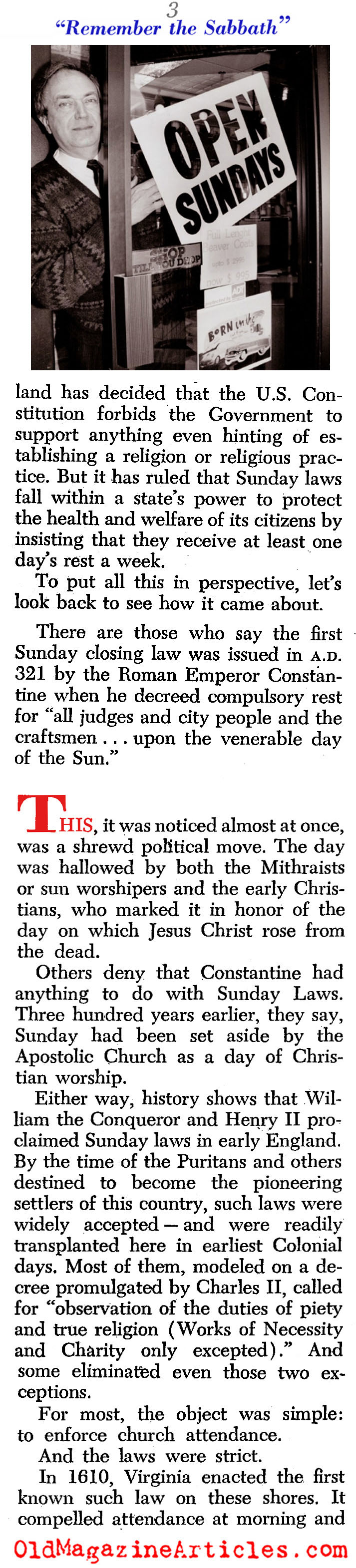 Sabbath Challenges (Christian Herald, 1963)