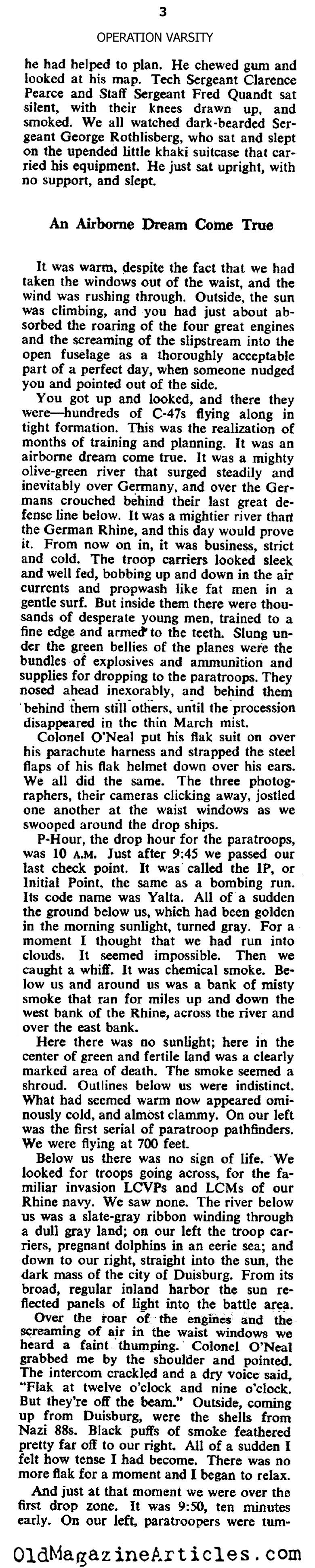 Operation Varsity: The Last Parachute Drop of the War (Collier's Magazine, 1945)