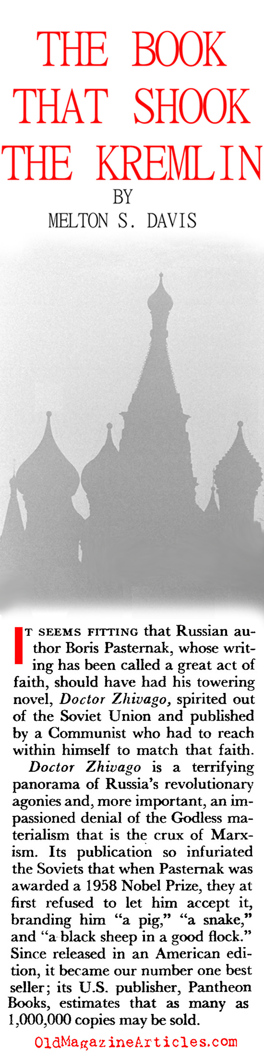 The Book that Shook the Kremlin (Coronet Magazine, 1959)