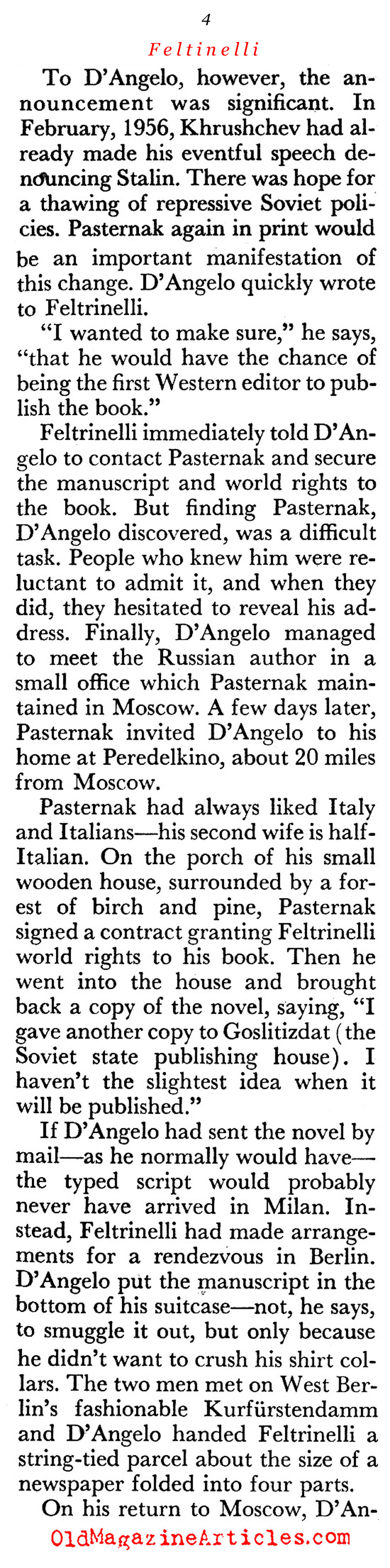 The Book that Shook the Kremlin (Coronet Magazine, 1959)