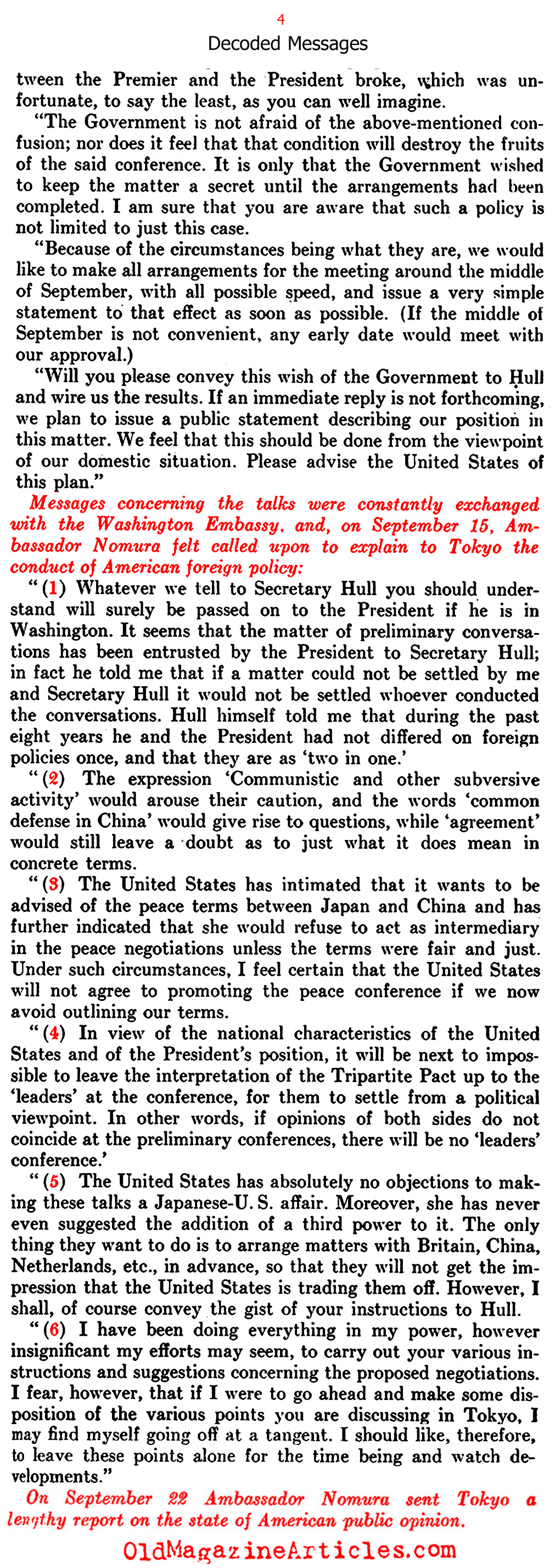 The Un-Secret Secrets (United States News, 1945)