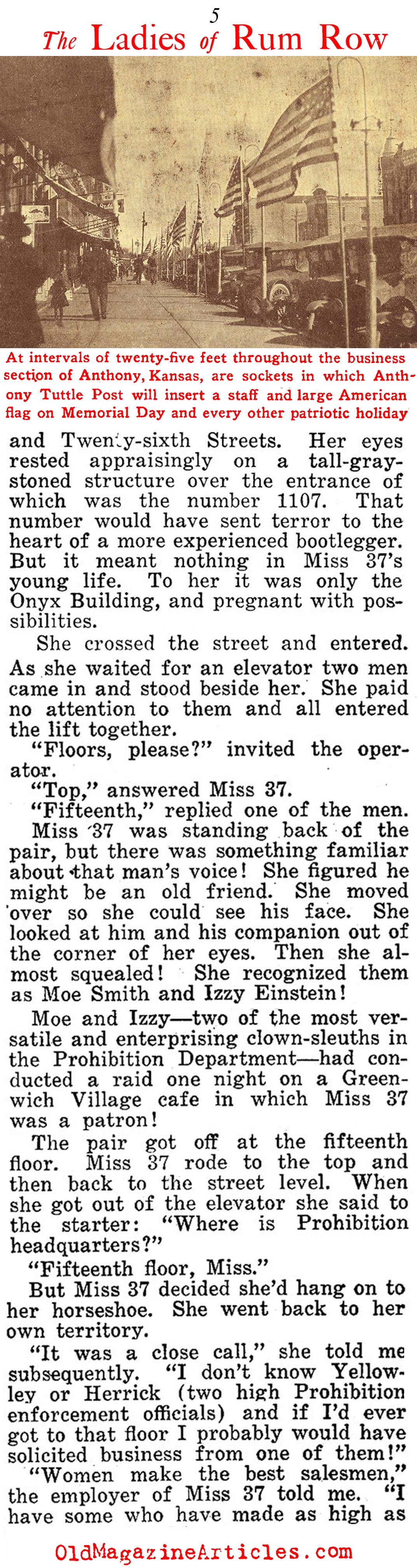Prohibition Era Prisons Filled with Women (American Legion Weekly, 1924)