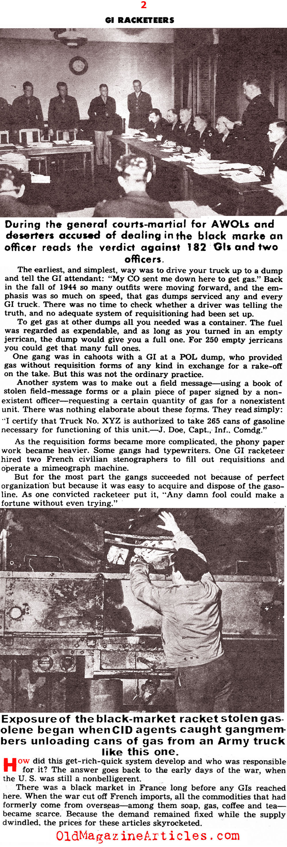 The AWOL GIs in the Black Market of Paris (Yank Magazine, 1945)