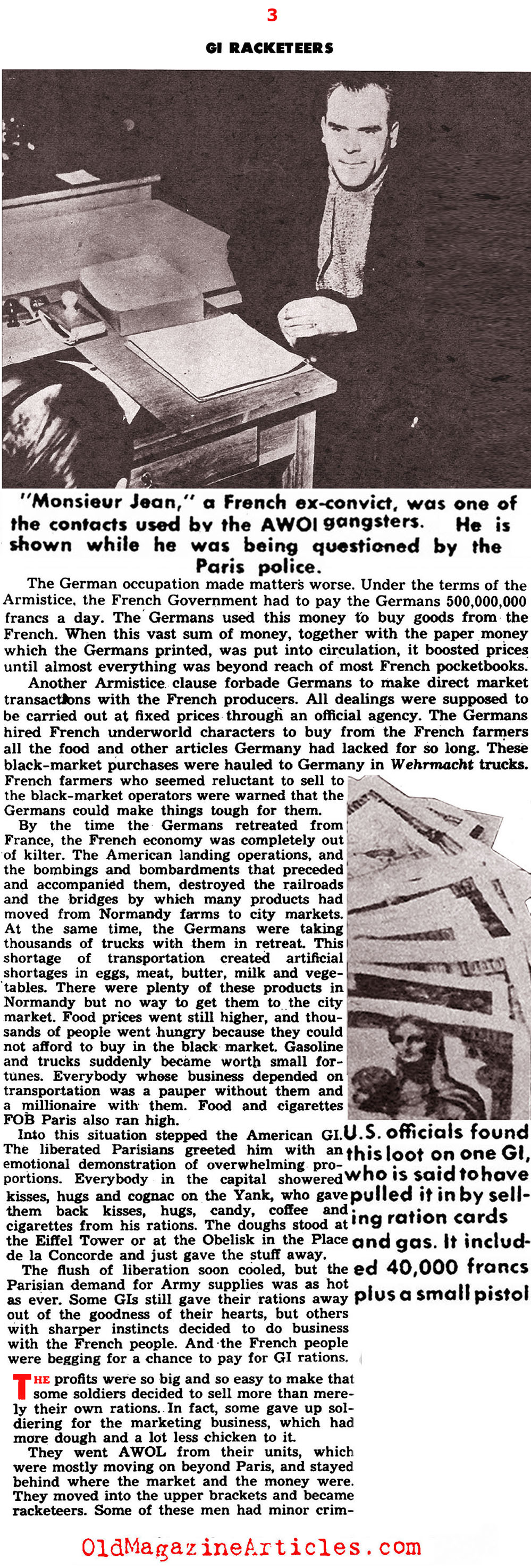 The AWOL GIs in the Black Market of Paris (Yank Magazine, 1945)