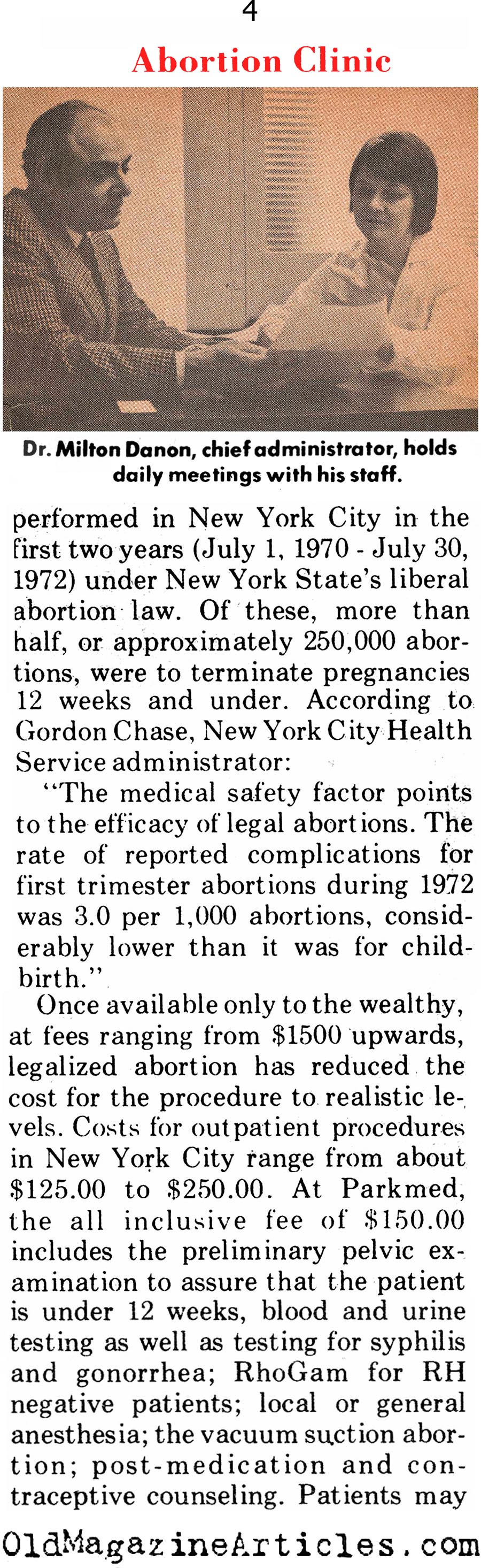 The Largest Abortion Mill (Pageant Magazine, 1973)