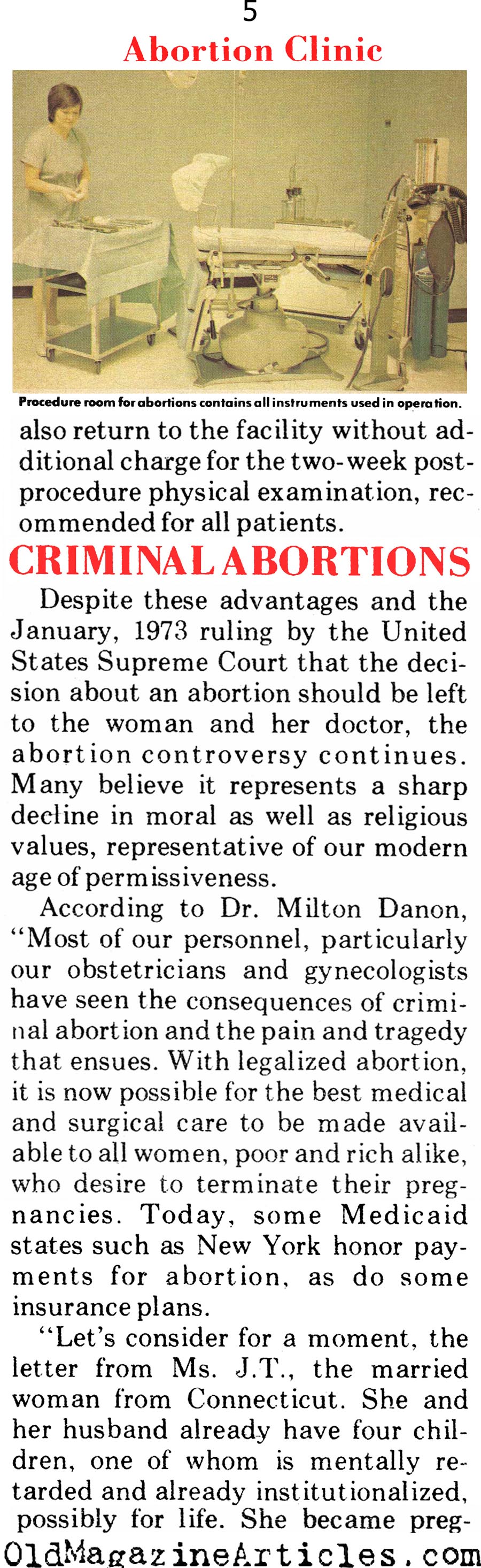 The Largest Abortion Mill (Pageant Magazine, 1973)