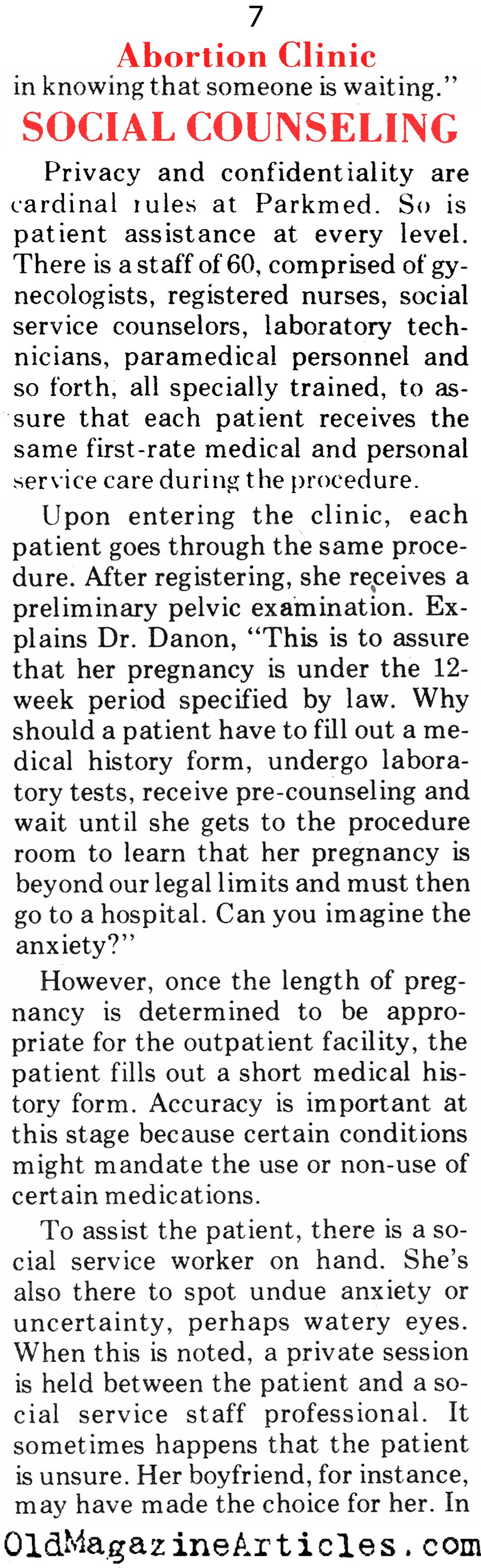 The Largest Abortion Mill (Pageant Magazine, 1973)