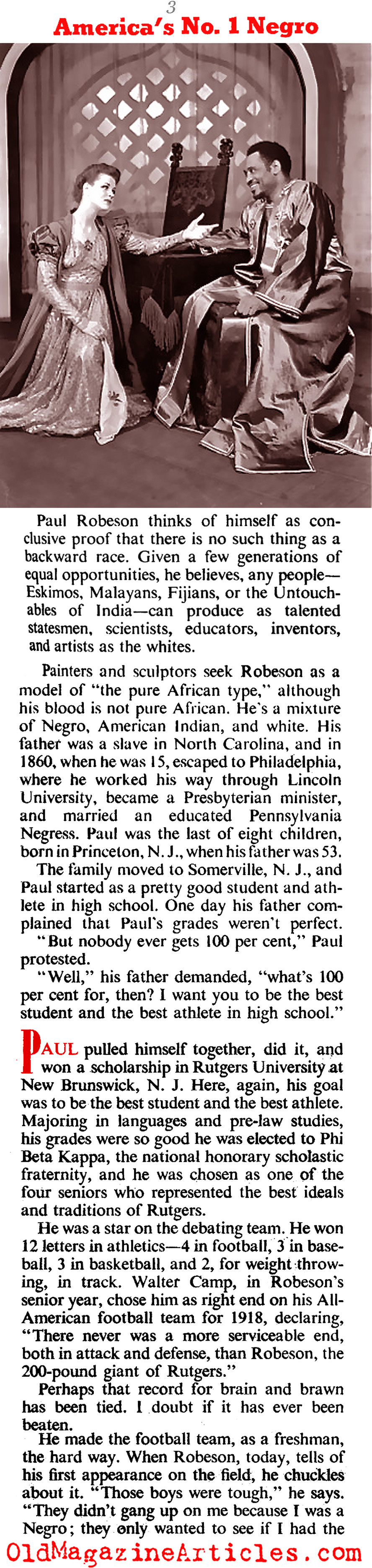 ''America's No. 1 Negro'' (The American Magazine, 1941)