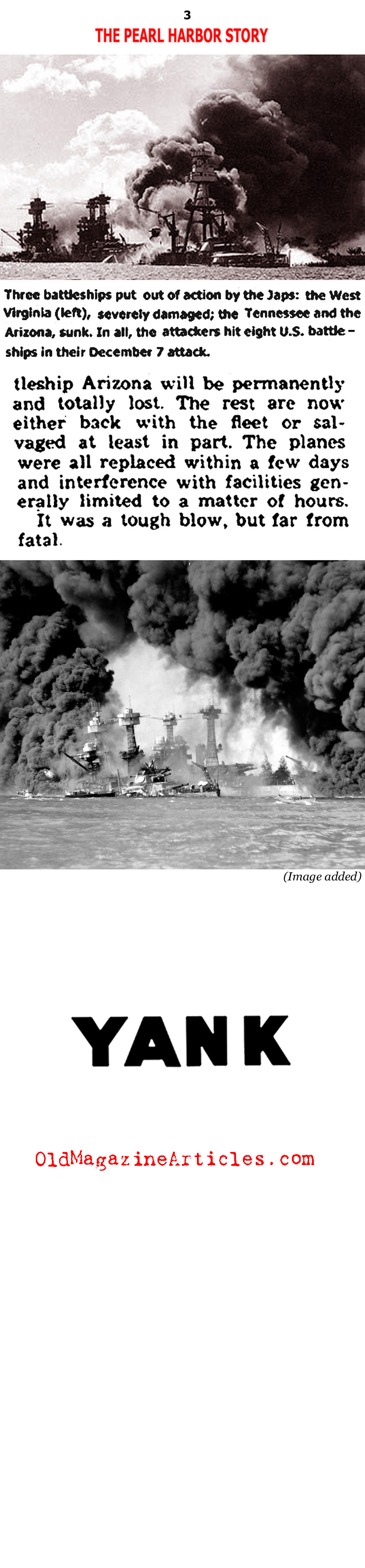 The Pearl Harbor Story (Yank Magazine, 1942)