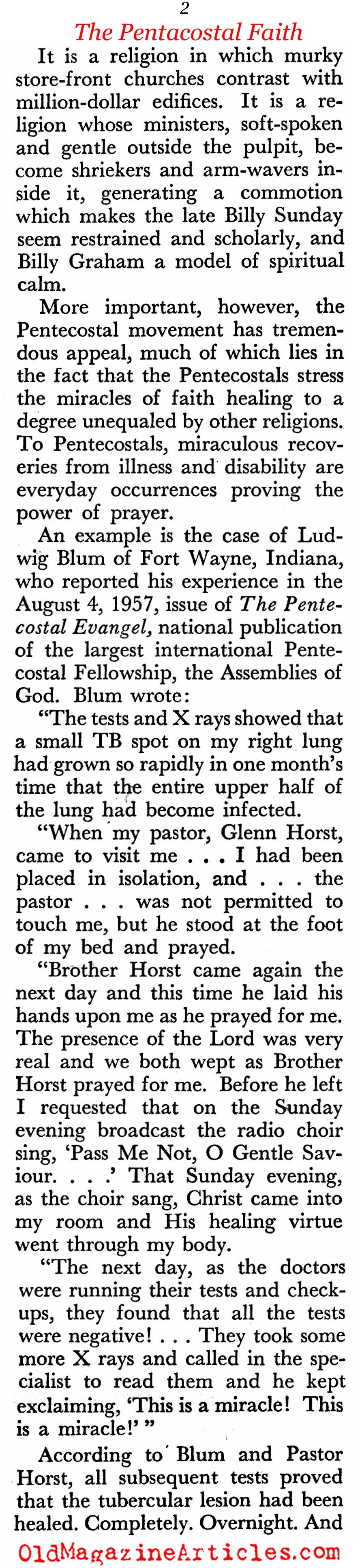 Assemblies of God (Coronet Magazine, 1958)