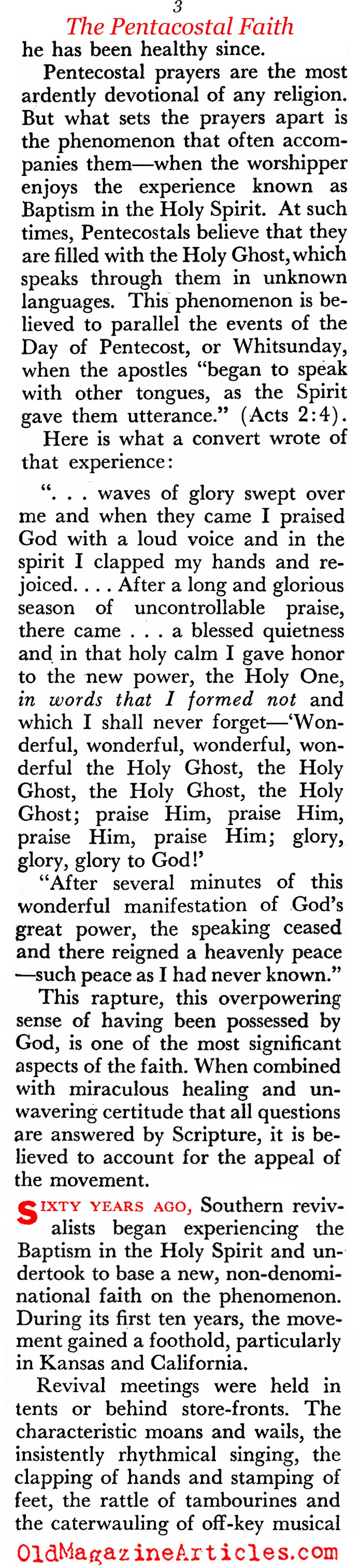 Assemblies of God (Coronet Magazine, 1958)