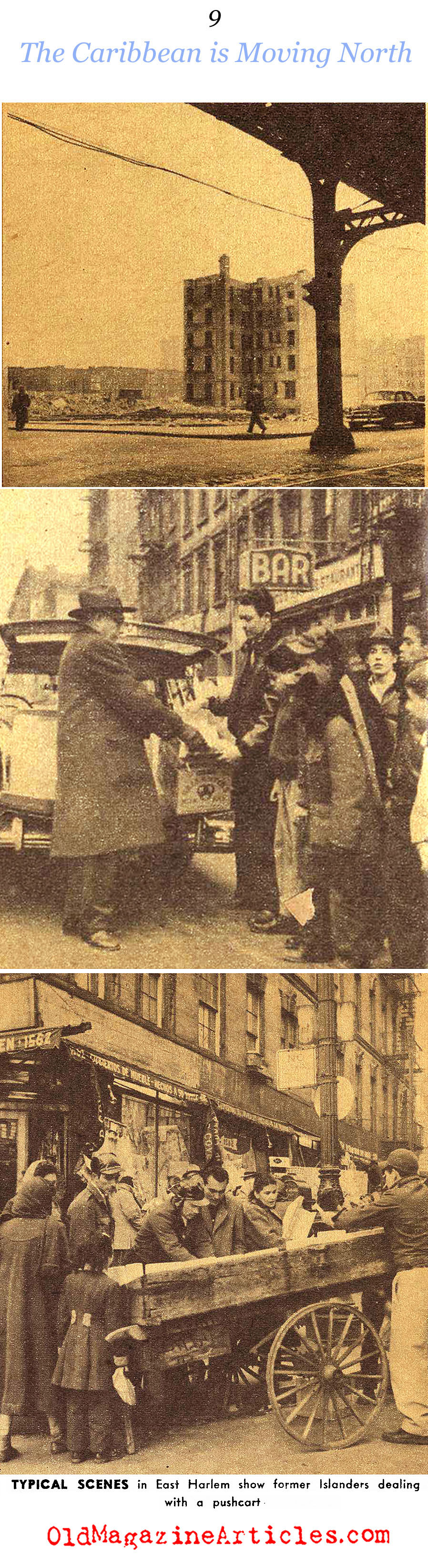 Puerto Ricans Arrive (Pic Magazine, 1955)