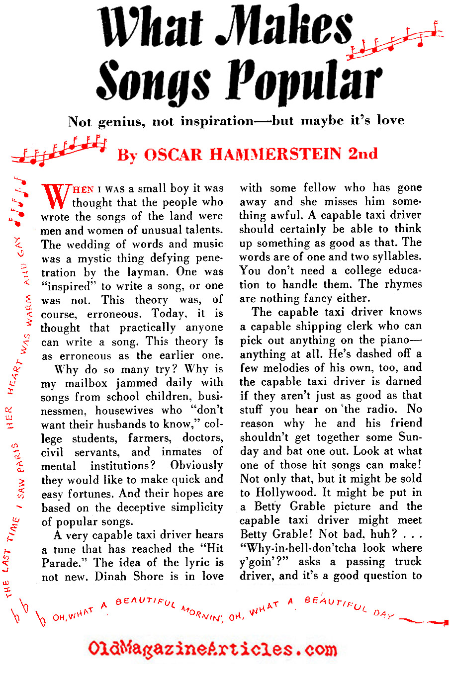 What Makes Songs Popular ('48 Magazine, 1948)