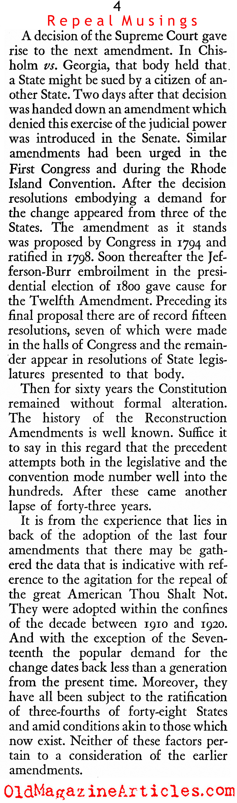 ''The Rising Tide of Prohibition Repeal (Scribner's Magazine, 1930)