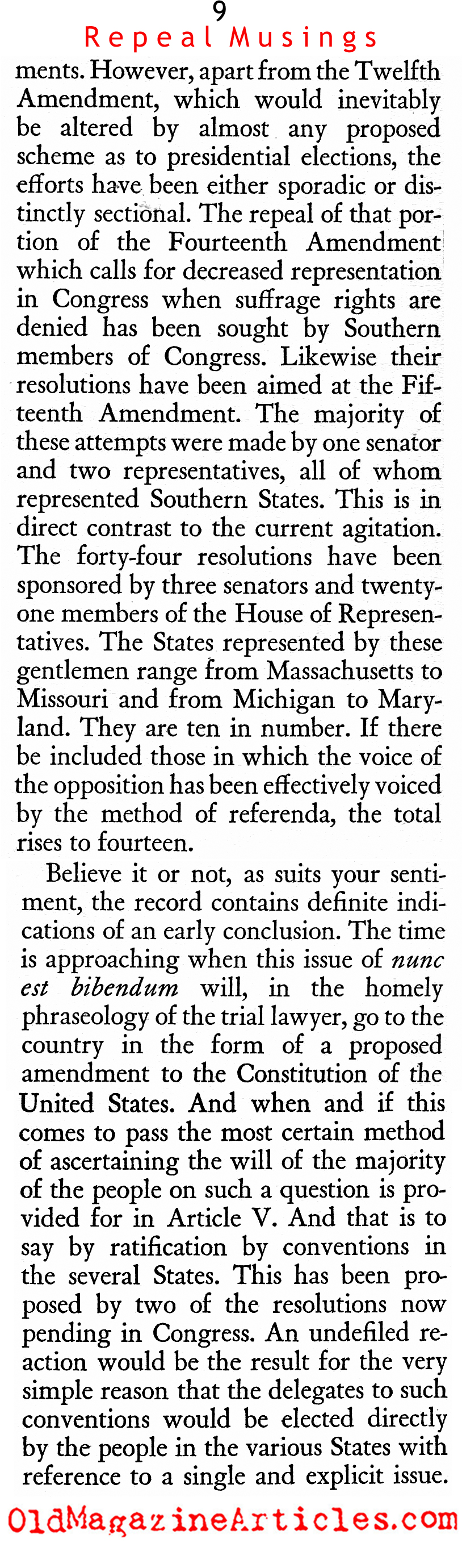 ''The Rising Tide of Prohibition Repeal (Scribner's Magazine, 1930)