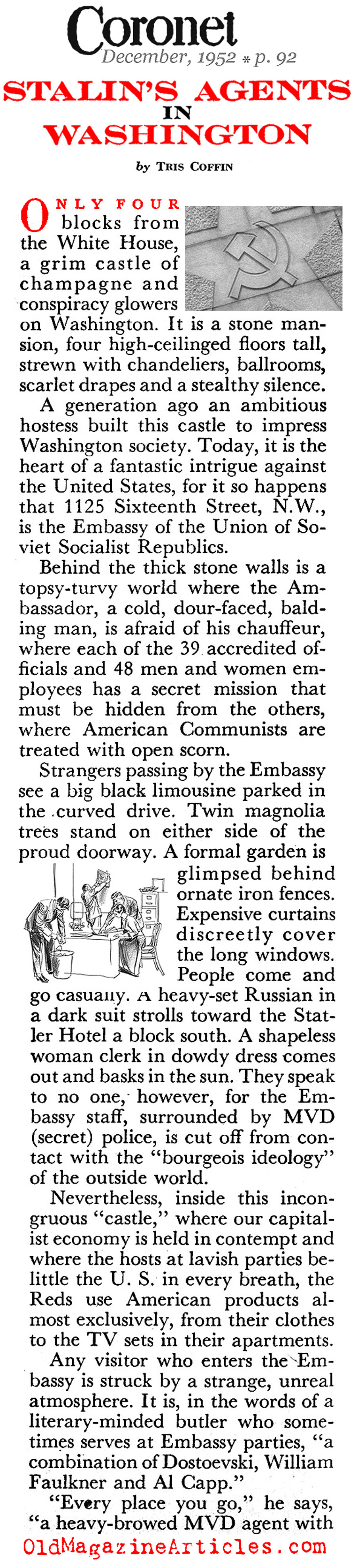 The Red Spies in Washington (Coronet Magazine, 1952)