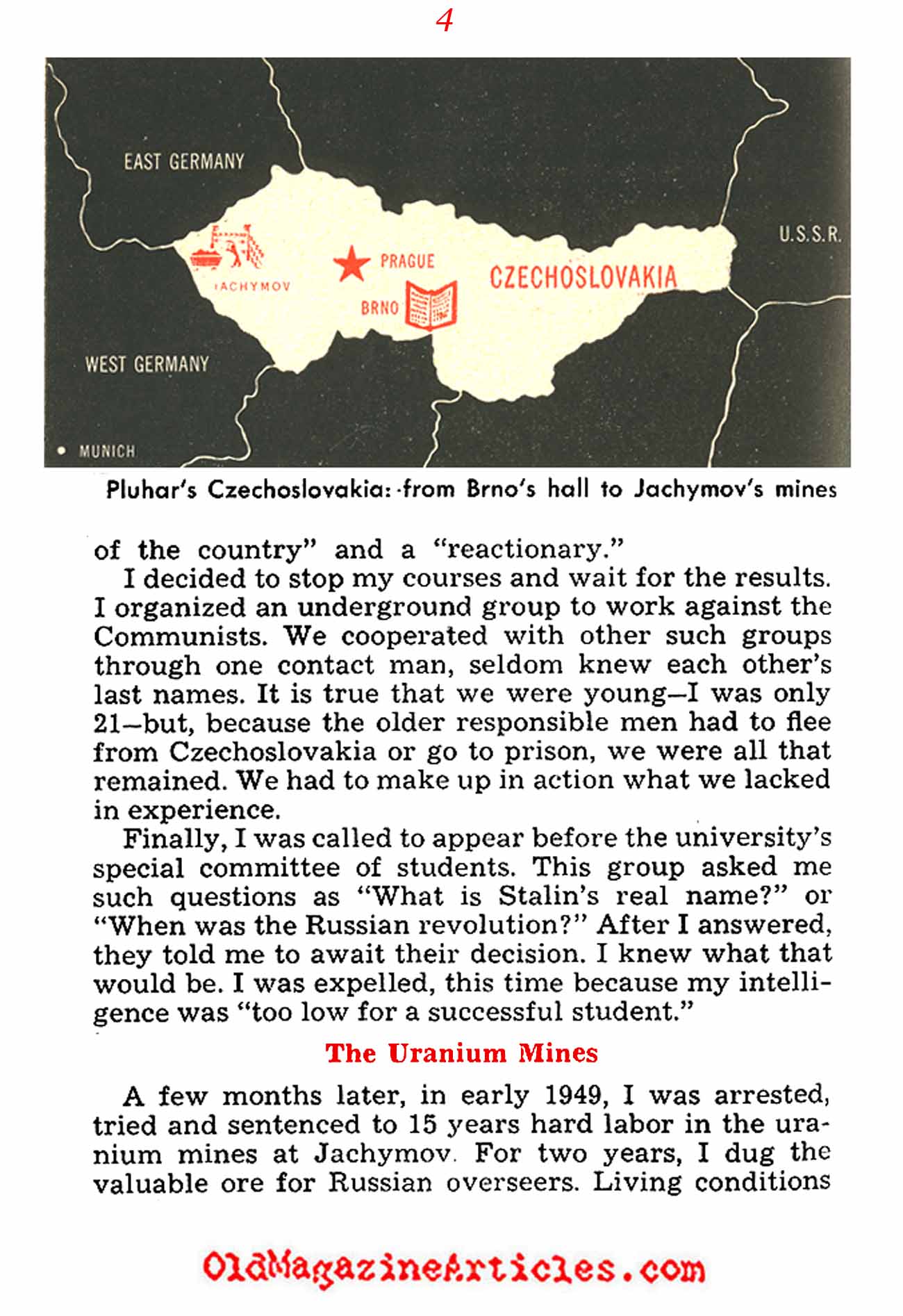 Forced Into Communism  (Quick Magazine, 1952)