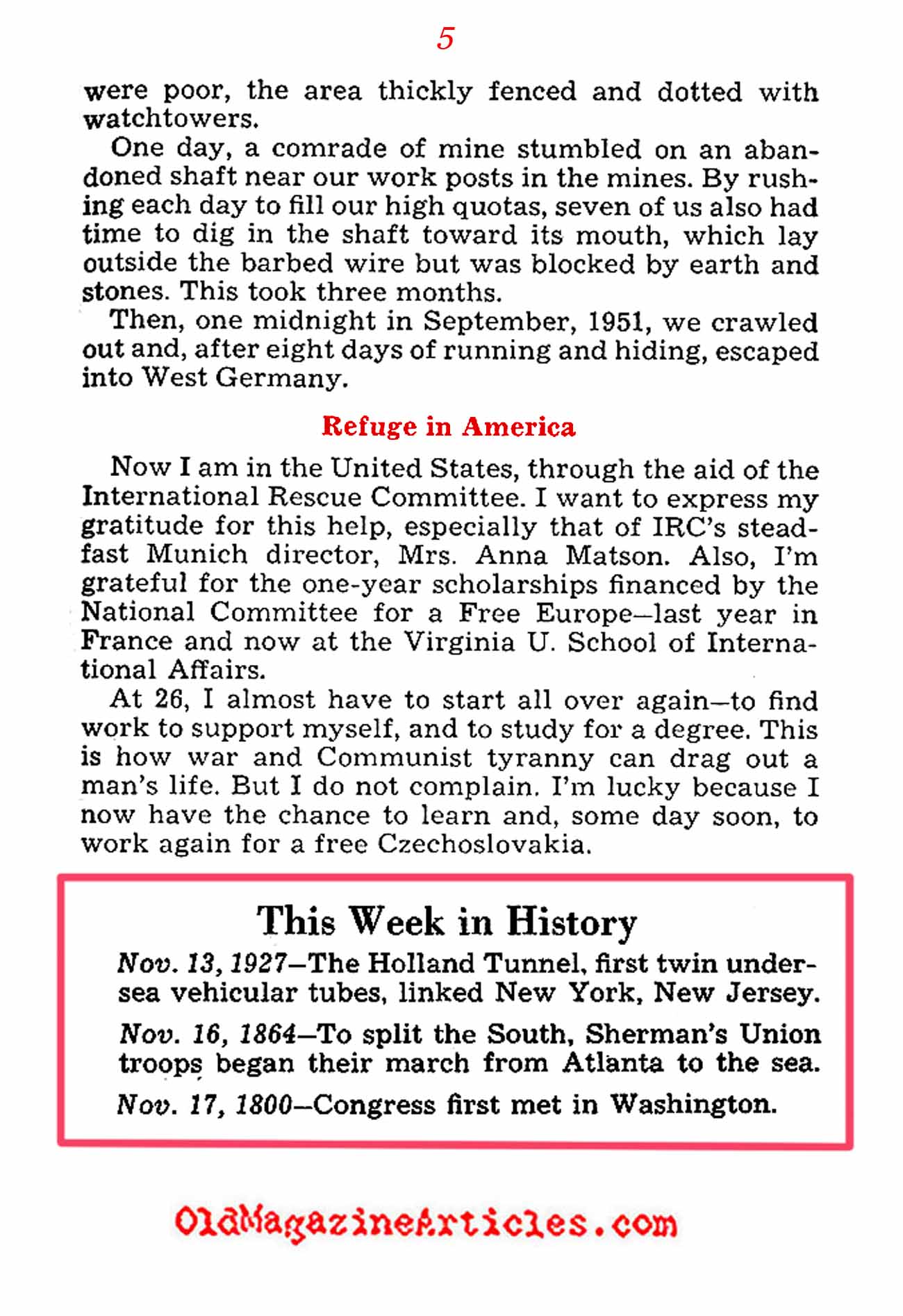Forced Into Communism  (Quick Magazine, 1952)