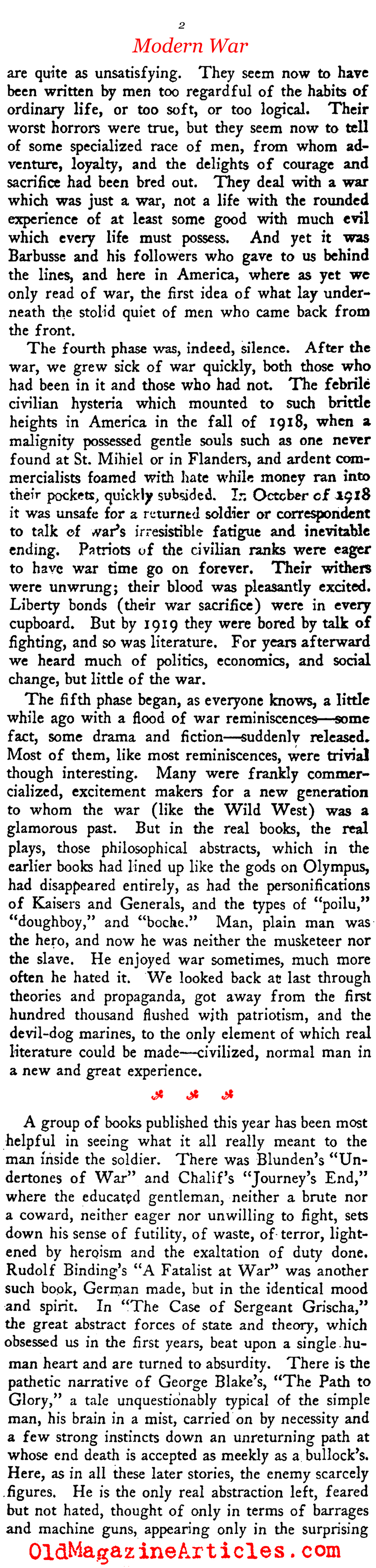 All Quiet on the Western Front (Saturday Review of Literature, 1929)