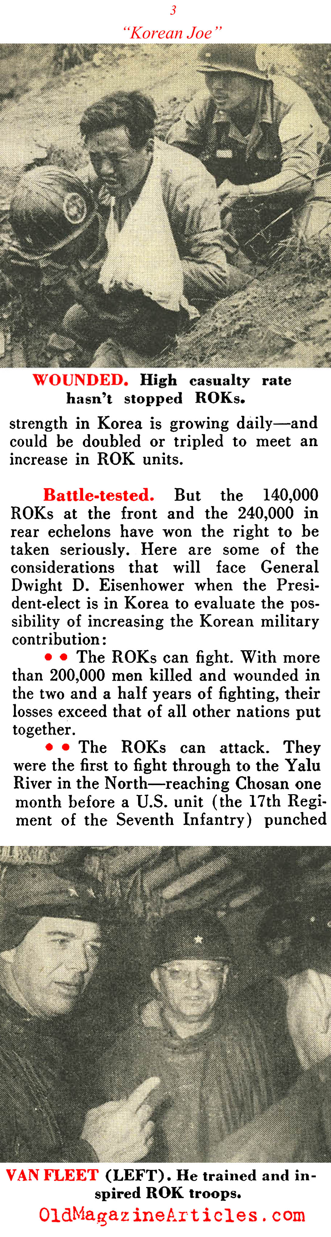 The Reformed South Korean Military (Pathfinder Magazine, 1952)