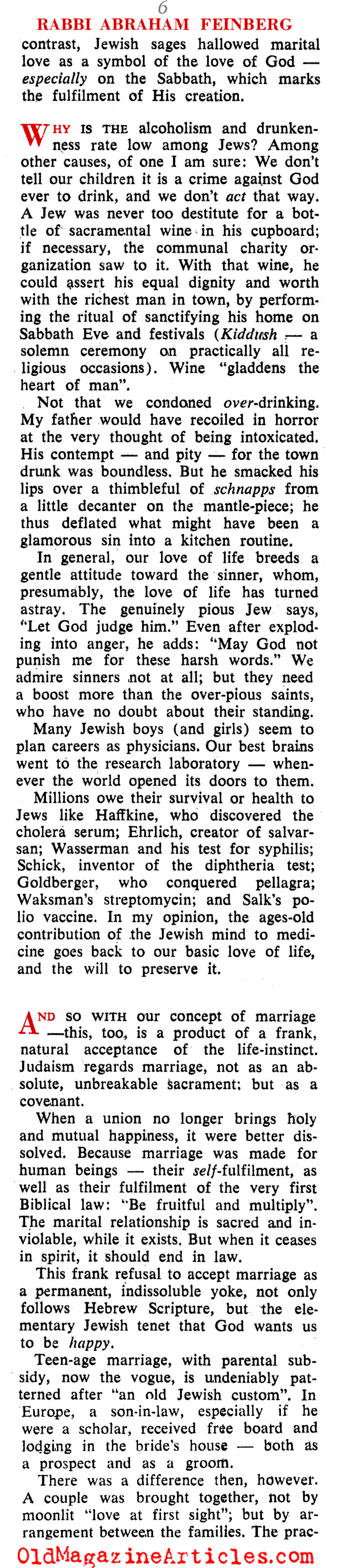 ''It's Fun to be a Jew'' (Liberty Magazine, 1957)