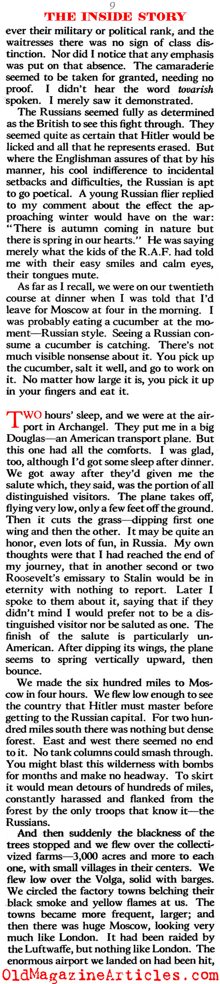Harry Hopkins and Stalin (The American Magazine, 1941)