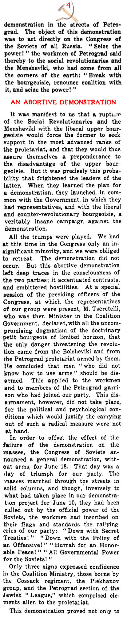 ''How We Made the October Revolution'' (New York Times, 1919)