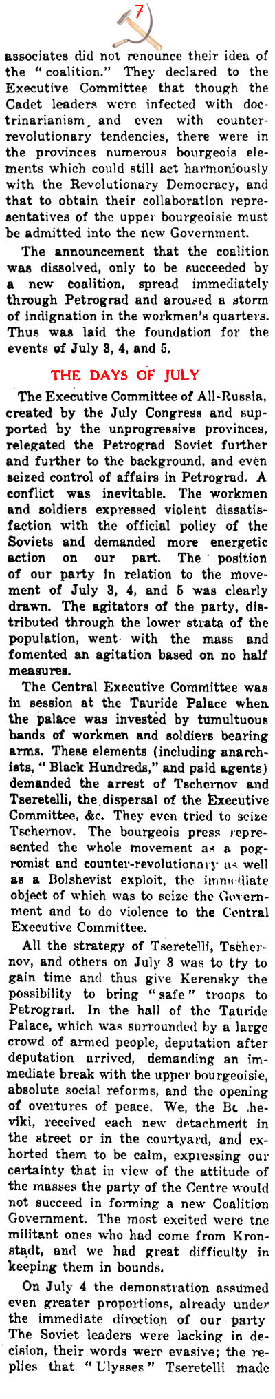 ''How We Made the October Revolution'' (New York Times, 1919)