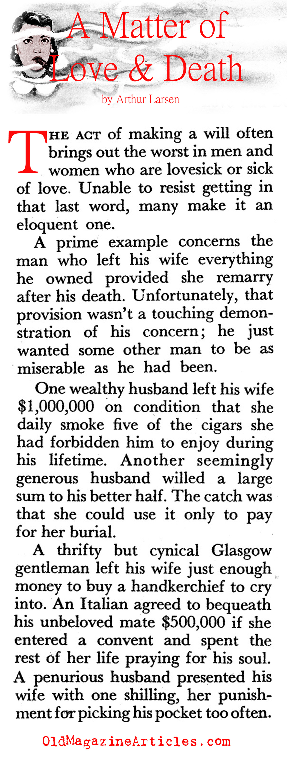 Funny Wills...  (Coronet Magazine, 1952)