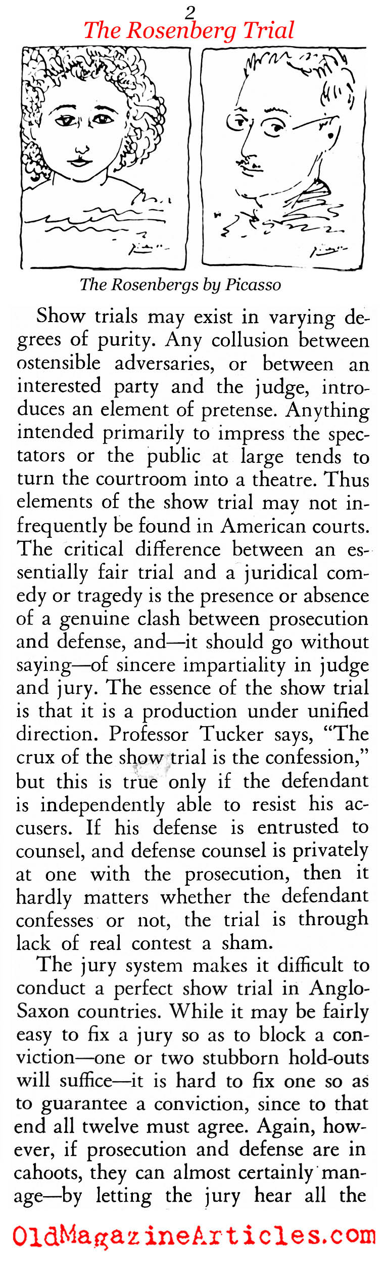 A Second Look At The Rosenberg Trial (American Opinion, 1966, 1967)