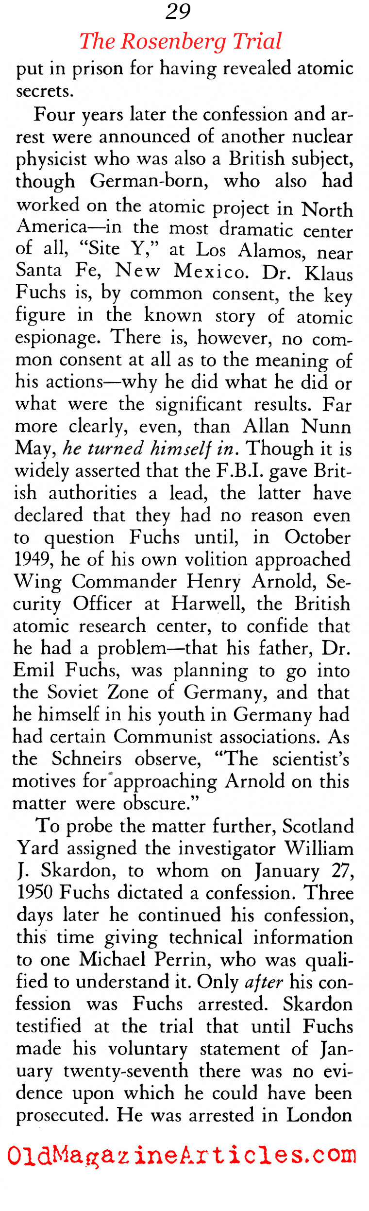 A Second Look At The Rosenberg Trial (American Opinion, 1966, 1967)