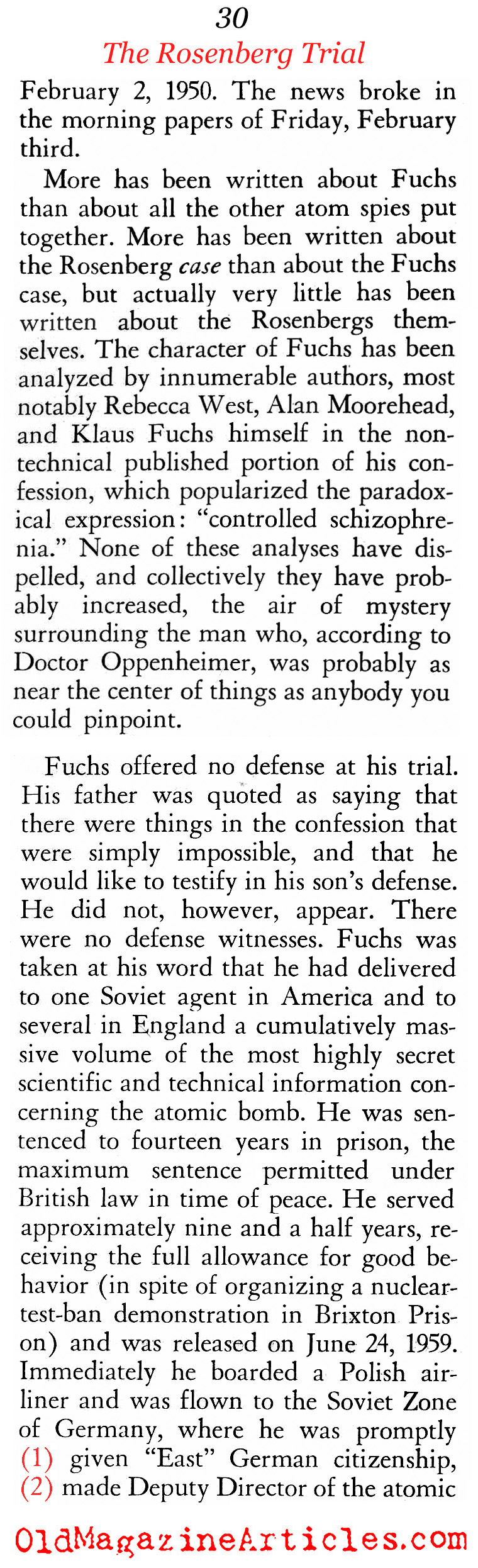 A Second Look At The Rosenberg Trial (American Opinion, 1966, 1967)