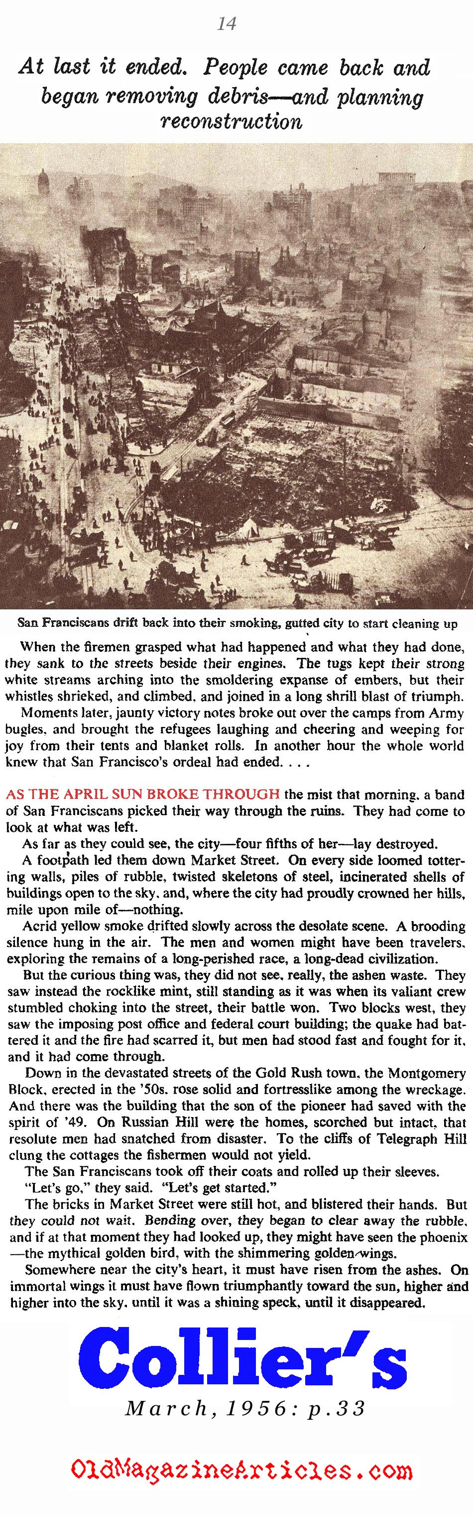 San Francisco: 1906 (Collier's Magazine, 1956)