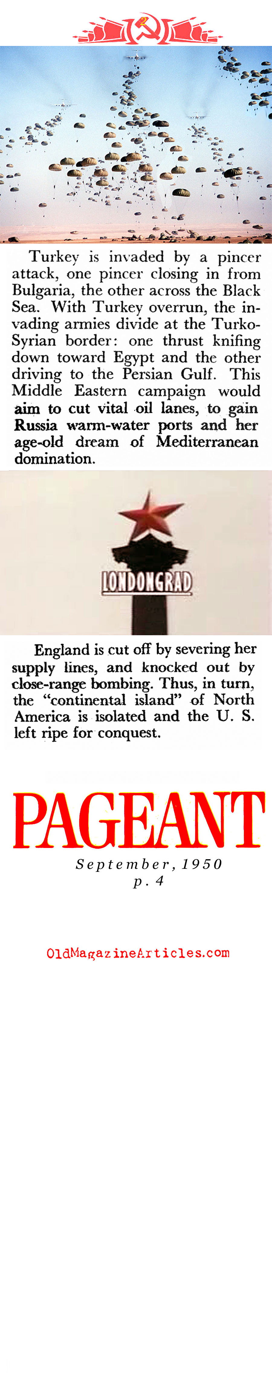 How the Soviets Would Have Attacked (Pageant Magazine, 1950)