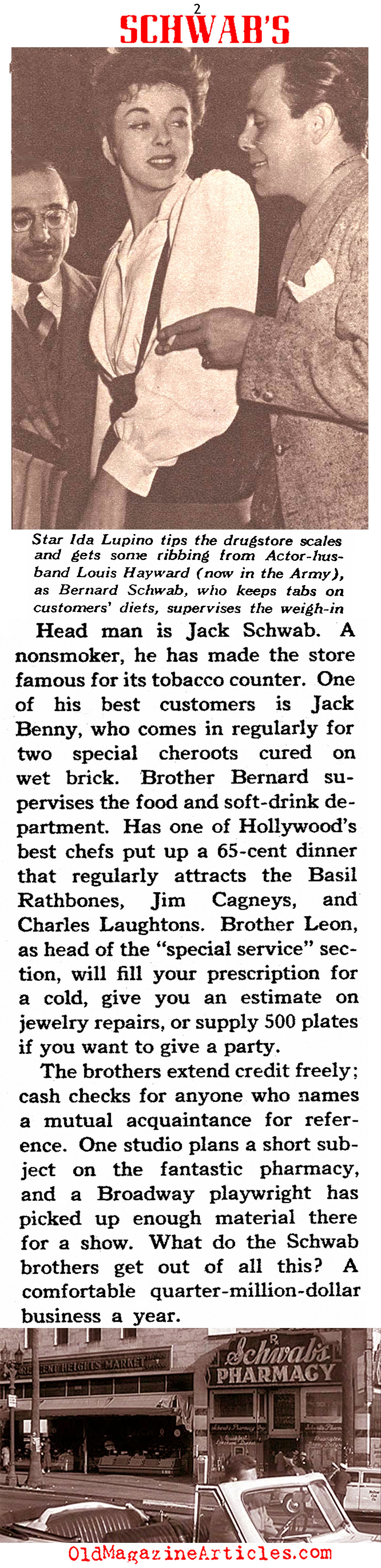 ''Hollywood Hangout'' (The American Magazine, 1942)