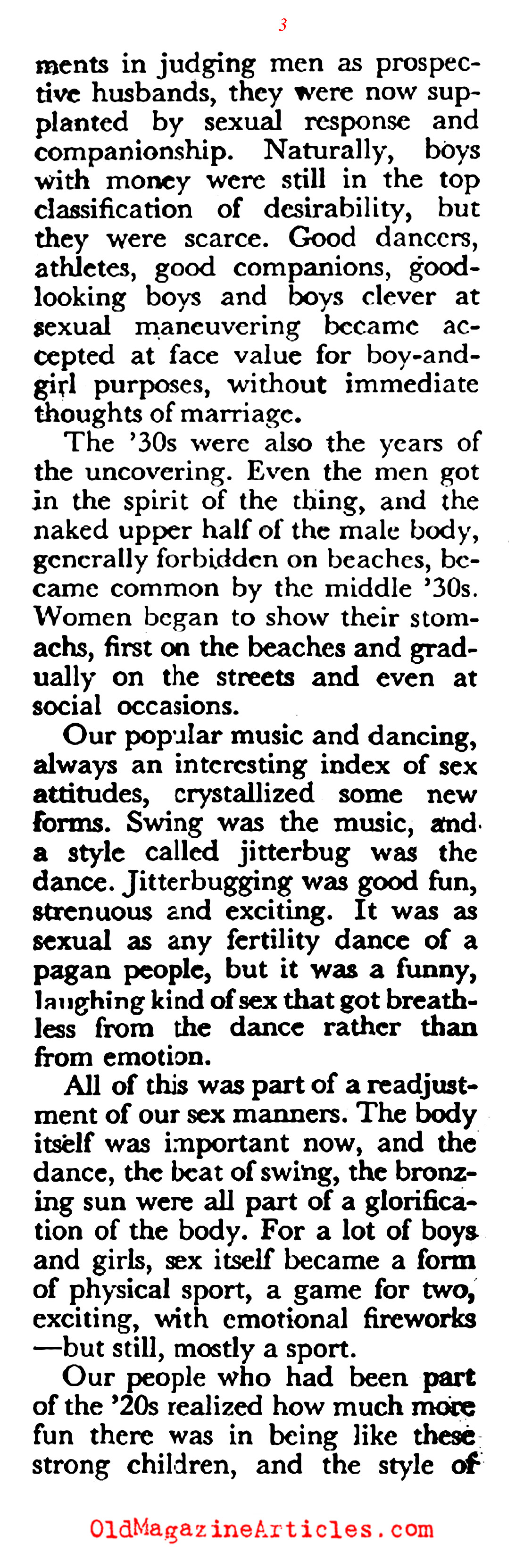  The Great Depression and the Sexes (Coronet Magazine, 1947)
