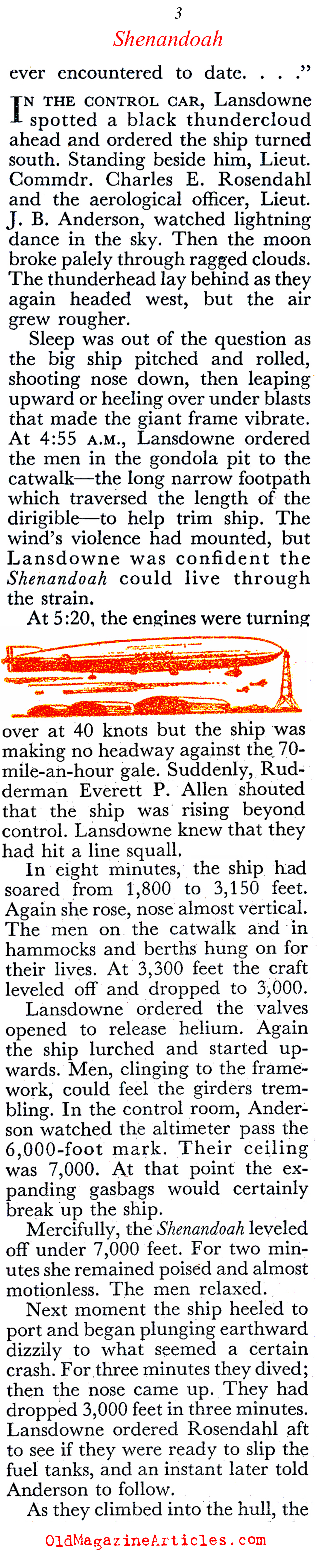 The Destruction of the <i>Shenandoah</i> (Coronet Magazine, 1949)