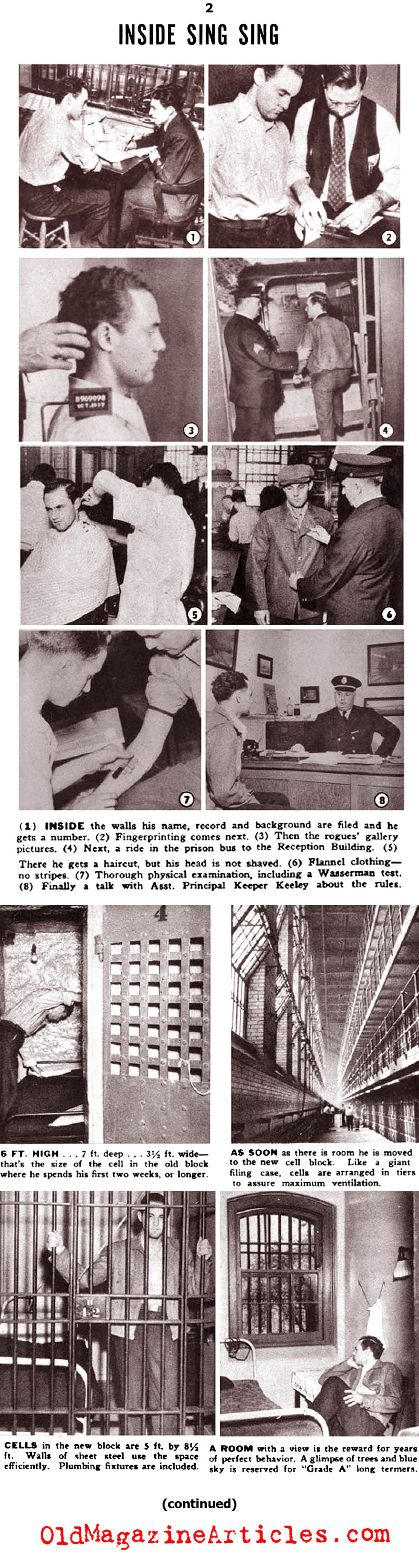 Sing Sing Prison: Home of the Bad New Yorkers (Click Magazine, 1938)