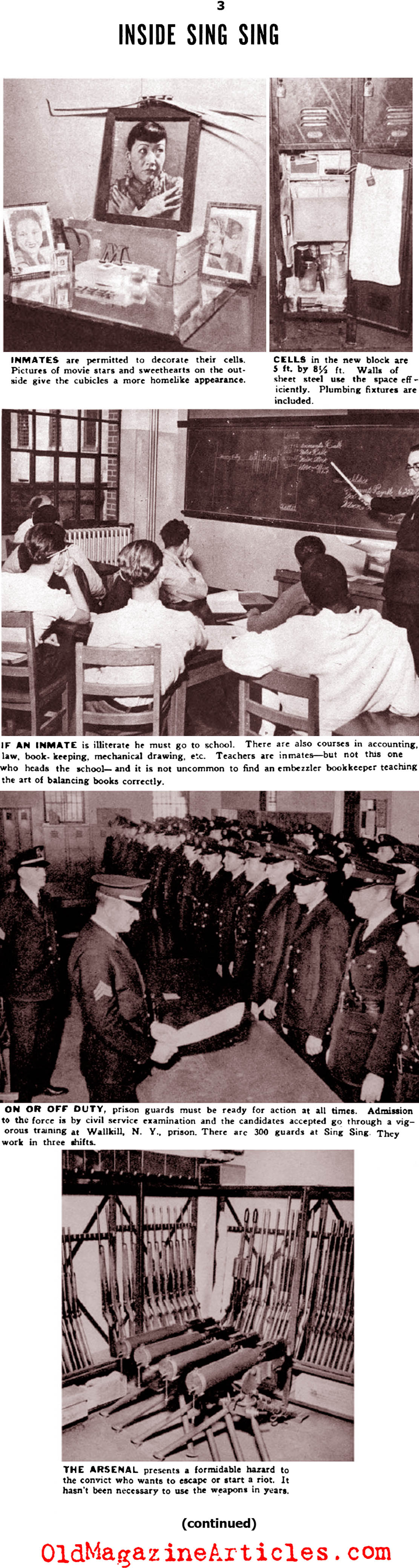 Sing Sing Prison: Home of the Bad New Yorkers (Click Magazine, 1938)