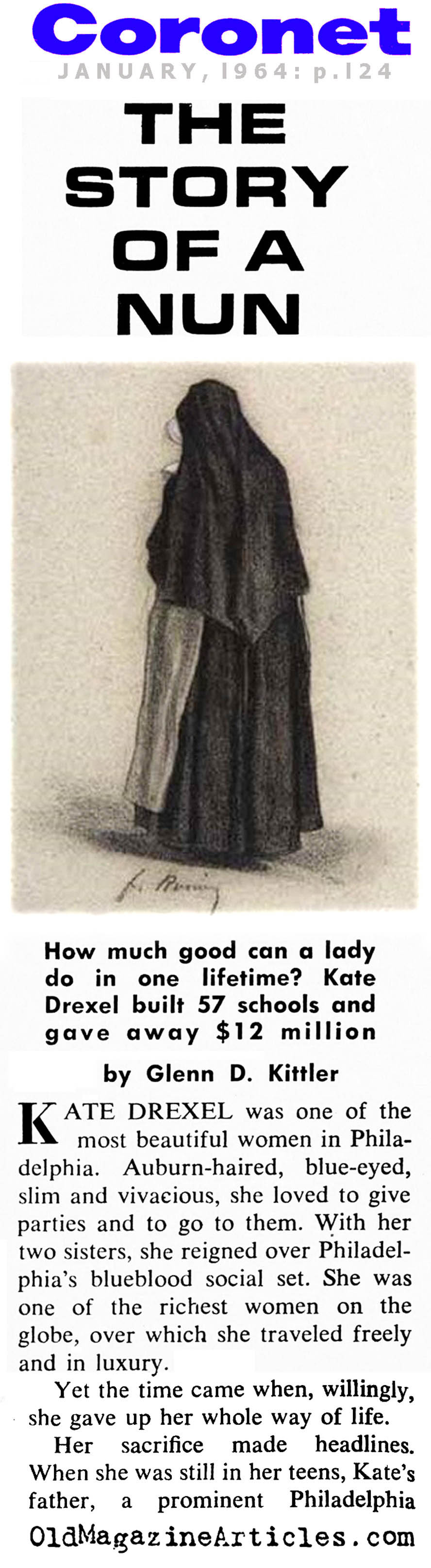 A Really Rich Nun (Coronet Magazine, 1964)