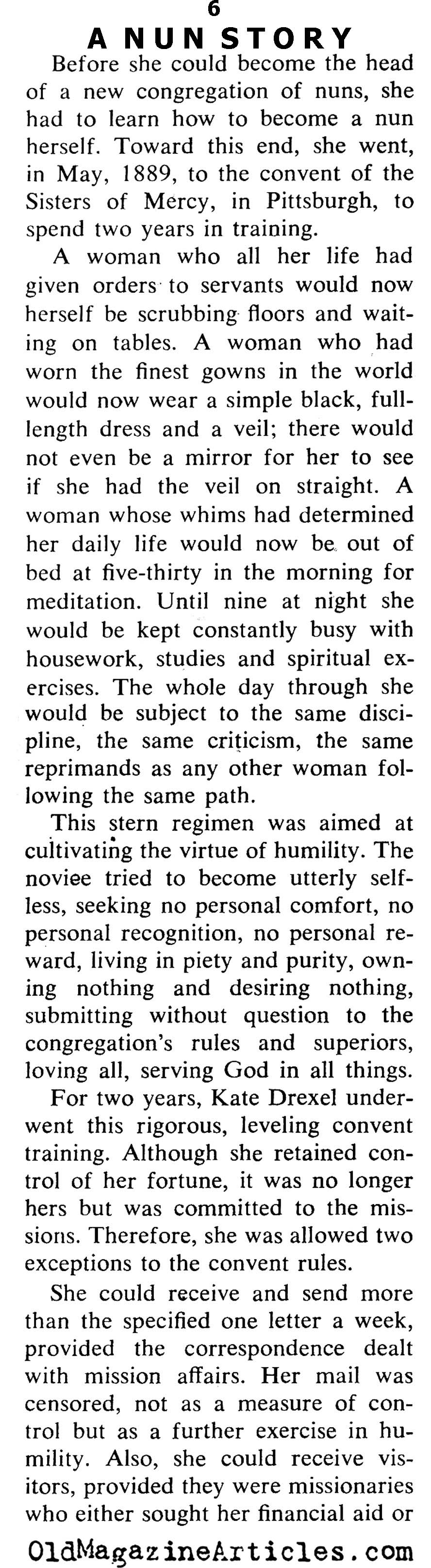 A Really Rich Nun (Coronet Magazine, 1964)