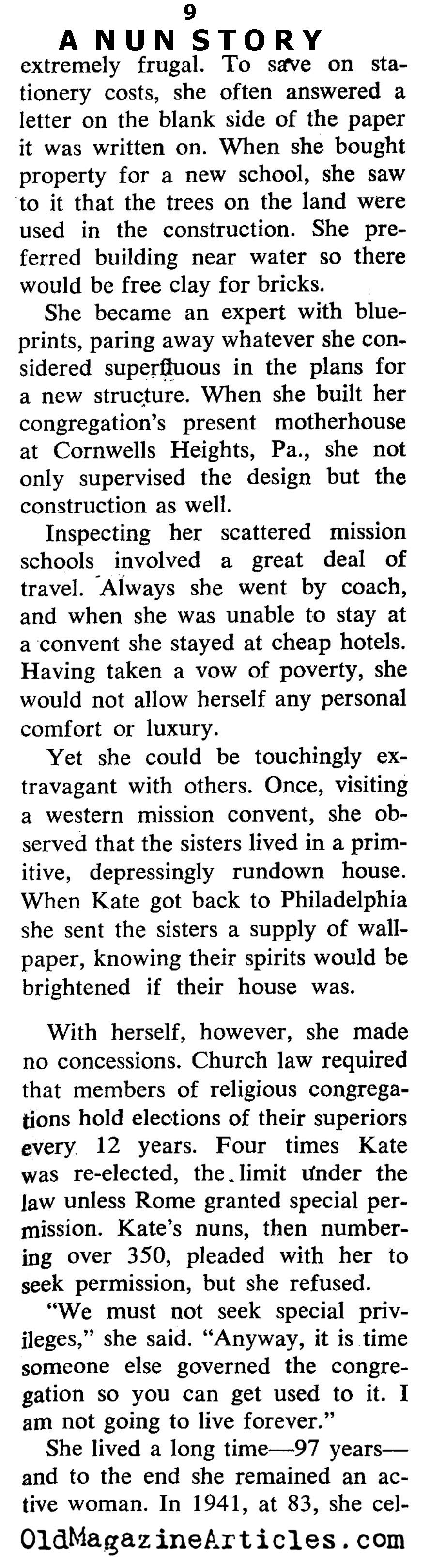 A Really Rich Nun (Coronet Magazine, 1964)