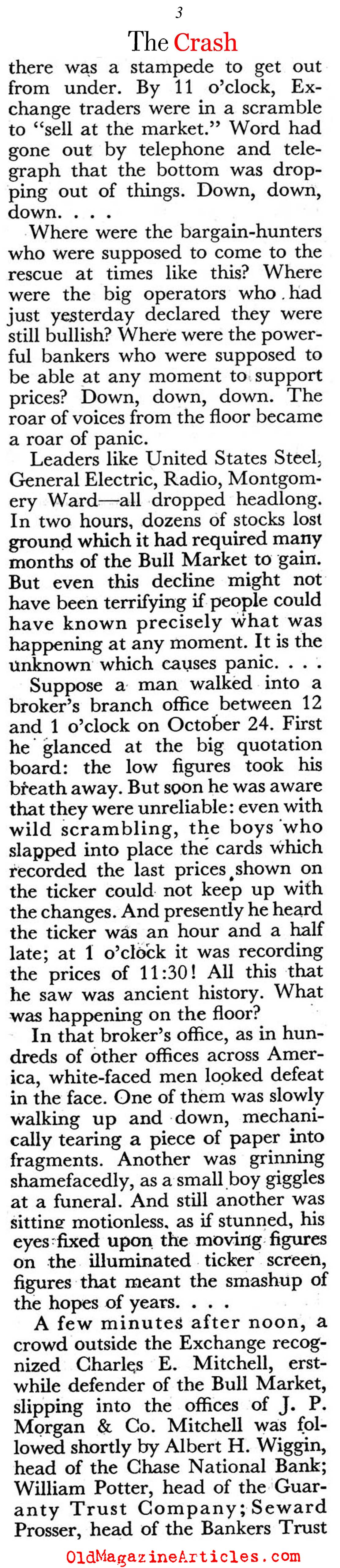 The Crash (Coronet Magazine, 1946)