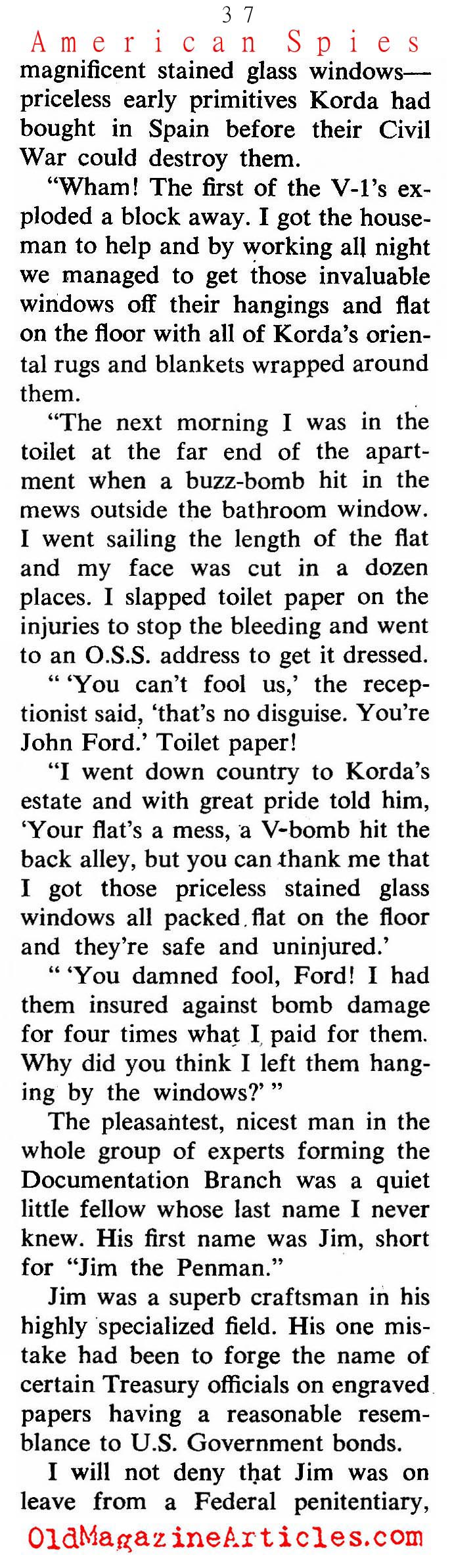 The O.S.S. Continued (Coronet Magazine, 1964)